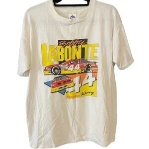 Vintage 90s Bobby Labonte 1991 Penrose Racing NASCAR Single Stitch Shirt Large